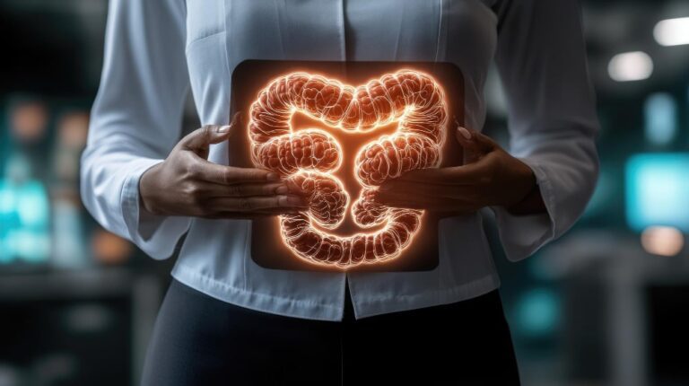 medico que cuida intestino