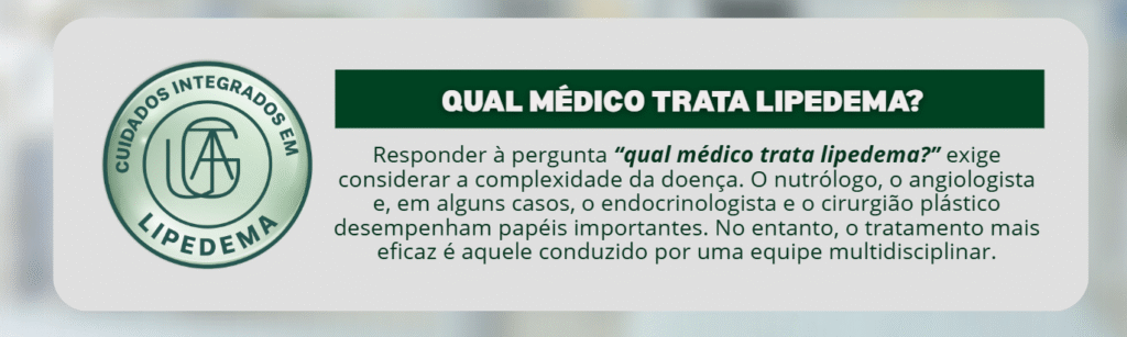 Qual médico trata o lipedema?