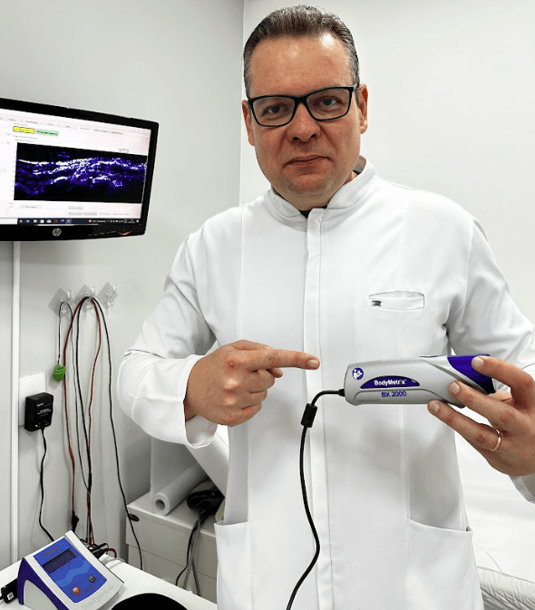 Ultrassonografia BodyMetrix®: precisão na avaliação corporal